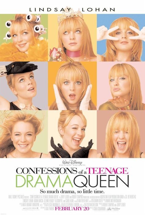 Confessions of a Teenage Drama Queen - 2004 Alison Pill, Queen Movie, Lizzie Mcguire Movie, Teenage Drama, Chord Overstreet, Queen Poster, Girly Movies, Teen Movies, Drama Queen