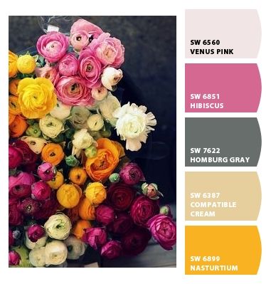 Color Palate, Design Seeds, Nursery Inspiration, Bouquet Of Flowers, Shades Of Pink, 가을 패션, Deep Colors, Colour Schemes, Color Pallets