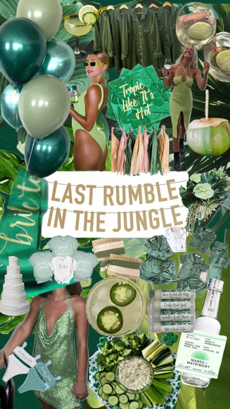 Jungle Bachelorette, Bachelorette Inspo, Bachelorette Party Weekend, Diy Bachelorette Party, Bachelorette Party Planning, Bridal Bachelorette Party, Bachelorette Themes, Bachelorette Party Bride, Bachelorette Trip