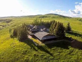 The Bar-N Ghost Pine Ranch property in southern Alberta is being listed for sale for $54 million. Photo courtesy of Sotheby's International Realty Canada. Southern Alberta, Cattle Ranching, Expensive Houses, Alberta Canada, Wild Roses, Ranch House, Luxury Real Estate, Future House, Outdoor Bed