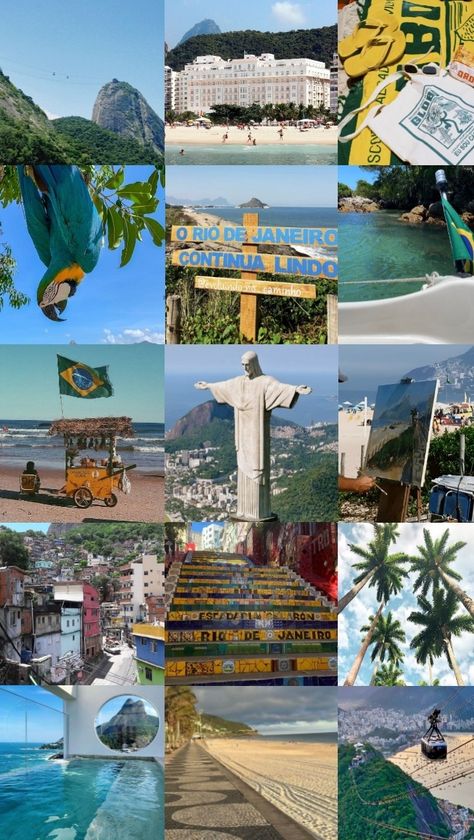 Rio de Janeiro Brazilian Wallpaper, Holidays Destinations, Brazil City, Brazil Wallpaper, Brazil Cities, Brazil Vacation, Ig Icons Highlights Aesthetic, Rio Brazil, Travel Inspiration Destinations