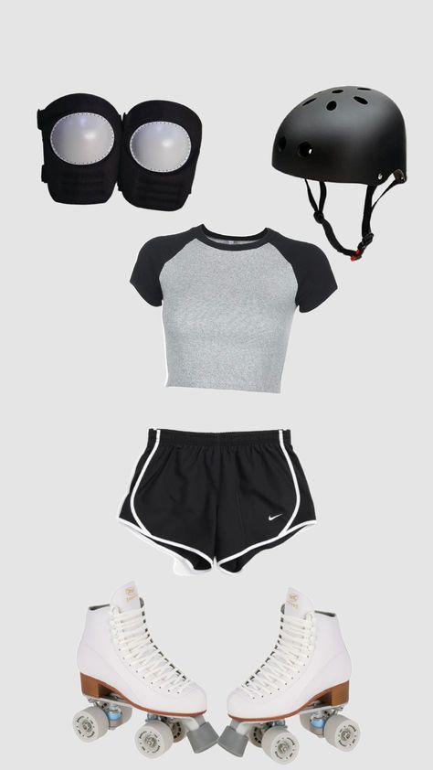 roller skating ootd Cute Skating Rink Outfits, Roller Rink Outfit Ideas, Cute Roller Skating Outfits, 80s Roller Skating Outfit, Roller Skating Outfit, Roller Skating Outfits, Estilo Hipster, Roller Rink, Outfit Png