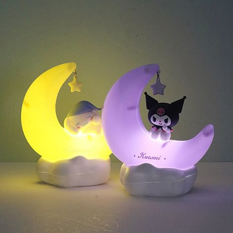 Sanrio Characters Series LED Lamp Anime Moon, Sanrio Items, Sanrio Things, Cute Night Lights, Bedroom Night Light, Cute Sanrio, Sanrio Stuff, Hello Kitty Stuff, Anime Accessories