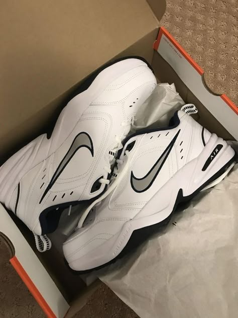 Inspi Shoes, Nike Monarch, Nike Air Monarch, Shoe Wishlist, Nike Air Shoes, Hype Shoes, New Rock, Shoe Inspo, Volleyball Shoes