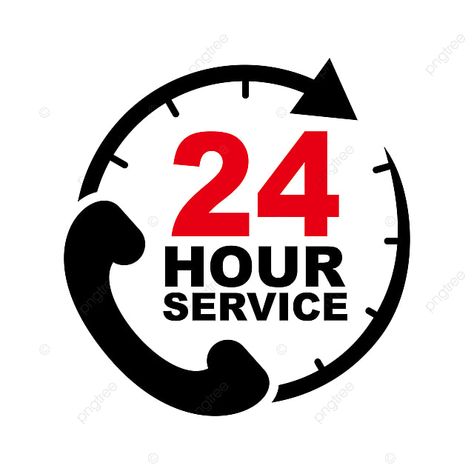 Medical Centre Logo, Call Center Design, Clock Clipart, Customer Service Week, Security Guard Companies, 24 Hour Clock, Adobe Photo, Time Icon, Phone Logo