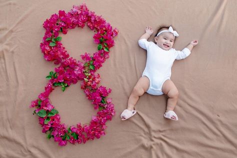 Baby monthly pictures is very memorable moment that we will never forget.  #BabyPhotoshoot #MonthlyPictures #CreativeShot #DIY #Art #Ad #BabySmile #BabyGirl #BabyCreativeShot #Photography #8monthsBaby #FirstTooth #WhitePhotoshoot Baby 8 Months Photography, 8th Month Baby Photo Ideas, 8 Months Baby Photoshoot, 7 Months Baby Photoshoot Ideas, 8 Month Baby Photoshoot, 7 Months Baby Photoshoot, Baby Monthly Pictures, Photoshoot Ideas Fall, 8th Month