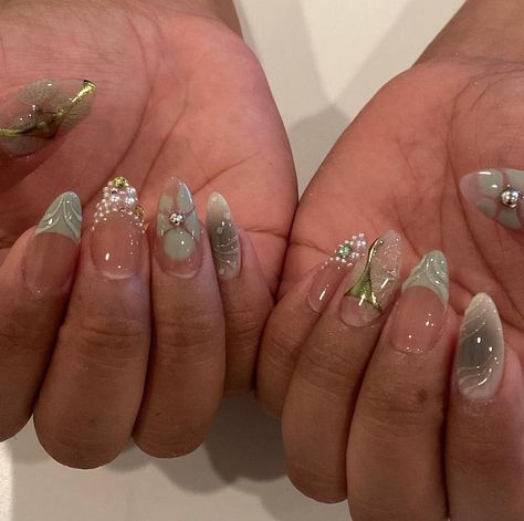 How To Have Style, Colorful Nails, Mermaid Nails, Nail Jewelry, Prom Nails, Minimalist Nails, Dream Nails, Funky Nails, Pretty Acrylic Nails