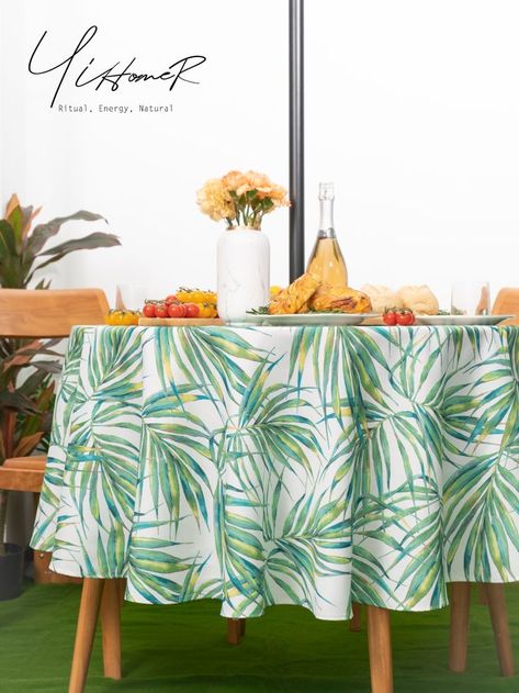 Enjoy a Leisurely Sunday Brunch or a Lovely Garden Soiree... Create the look and feel of the perfect summer dining experience Enjoy the warm weather with this beautiful tabletop collection for a colorful dining experience with family and friends on your deck or patio. The quality is in every detail; made of polyester this material allows for our product to be wrinkle-resistant, stain-resistant, and waterproof allowing for easy cleanup, simply wipe your tablecloth with a damp sponge as needed. Garden Soiree, Summer Decorations, Summer Dining, Summer Table, Linen Store, Spring Summer Decor, Summer Tables, Sunday Brunch, Dinner Parties