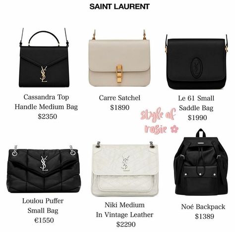 Ive Saint Laurent Bags, Tas Ysl, Rose Ysl Bag, Ysl Bag Subtle, Mejiwoo Fashion, Rose Blackpink Ysl Bag, Rosé Ysl, Rosé Blackpink Ysl, Ysl Handbags