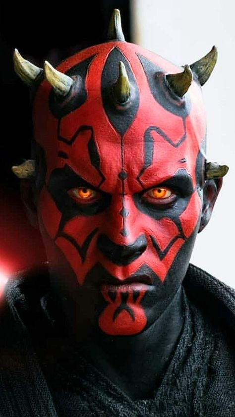 Star Wars Makeup, Dark Maul, Plaque Ideas, Empire Tattoo, Movie Ideas, Star Wars Background, Star Wars Sith, Star Wars Fashion, Star Wars Tattoo