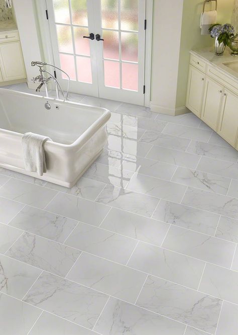 Pietra Carrara 2x4 Porcelain Tile 12x24 Tile, Ceramic Floor Tile, Marble Mosaic Tiles, Shower Surround, Marble Look Tile, Bathroom Floor Tiles, Marble Wall, Ceramic Floor, Marble Tile