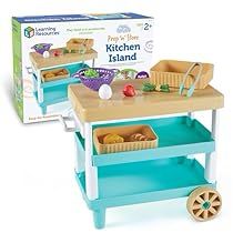 Play Kitchen Island, Food For Toddlers, Realistic Play Food, Kitchen Island Size, Food Storage Accessories, Kids Kitchen Accessories, Play Kitchen Food, Toy Kitchen Accessories, Preschool Learning Toys