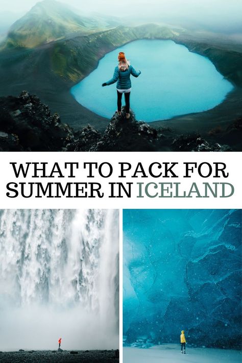 Packing for Iceland in summer? Stay prepared with waterproof gear, warm layers, and the right hiking essentials! This guide covers everything you need, from durable jackets and thermal layers to road trip must-haves. Iceland’s weather is unpredictable, so packing smart is key. Click now to watch and get your complete summer Iceland packing list before your adventure! Iceland Summer Packing List, Packing For Iceland, Summer Packing List, Iceland Packing List, Iceland Packing, Summer Packing Lists, Iceland Summer, Summer Packing, Hiking Essentials