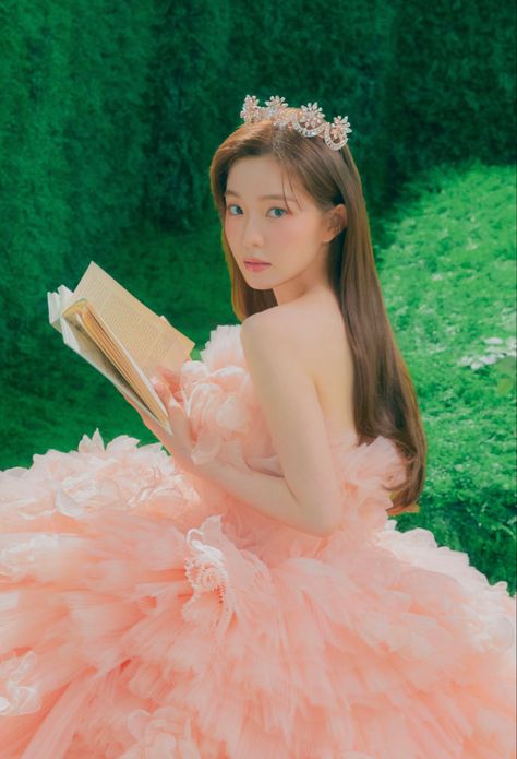 Feel My Rhythm, Red Velvet Photoshoot, Pink Velvet Dress, Getting Over Her, Bae Joohyun, Red Velvet Dress, Red Velvet Irene, Velvet Dress, Dress With Sneakers