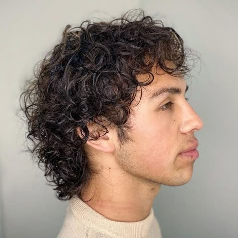 Men’s Perm, Mens Perms, Products For Permed Hair, Wavy Perm Men, Modern Perms, Perm Hairstyles For Men, Perm For Men, Perm Mullet, Medium Perm