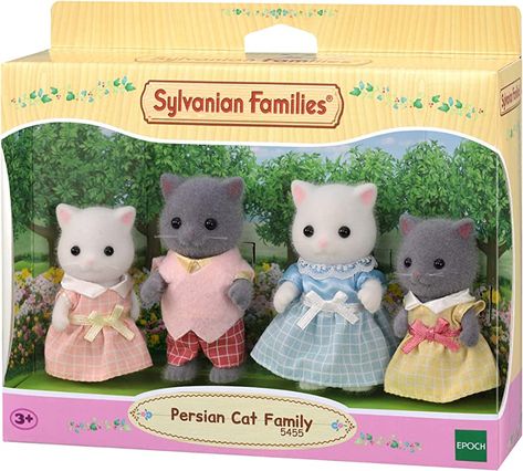 Calico Critters Families, Family Magazine, Girls Pink Dress, Kids Bedroom Sets, Cat Family, Persian Cat, Sylvanian Families, Family Set, Cat Girl