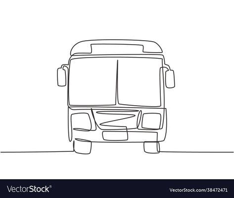 Bus Tattoo, Ideas Regalos, Entryway Ideas, Wire Art, Line Art Drawings, School Bus, Motorhome, Small Tattoos, Photo Book