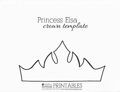 FROZEN Free printable Elsa Crown + Sven Reindeer Antler Templates Elsa Crown, Crown Printable, Frozen Printables, Frozen Crafts, Frozen Bday Party, Crown Template, Disney Frozen Party, Frozen Themed Birthday Party, Felt Crown