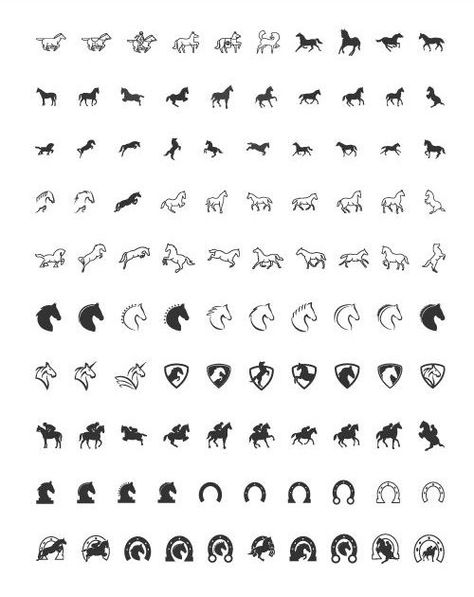 Small Horse Tattoo, Horse Tattoos, Horse Shoe Tattoo, Horse Tattoo Design, Cowgirl Tattoos, Geniale Tattoos, Cute Tiny Tattoos, Horse Tattoo, Horse Drawings