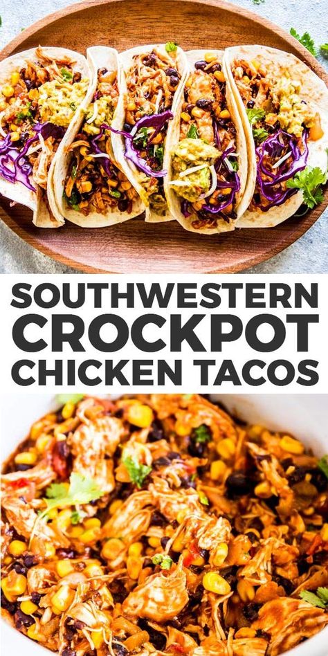 Crockpot Fajitas, Crockpot Chicken Tacos, Chicken Tacos Crockpot, Pot Recipes Healthy, Full Recipes, Pot Recipes Easy, One Pot Dinners, Crockpot Recipes Beef, Fajita Seasoning