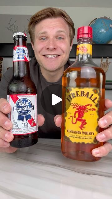 Timthetank on Instagram: "PBR & Fireball tastes like a cinnamon roll?!" Homemade Liquor, Homemade Cocktails, Boozy Drinks, Pabst Blue Ribbon, Alcohol Drinks, Cocktail Drinks Recipes, Drinks Recipes, Alcohol Drink Recipes, Pineapple Juice