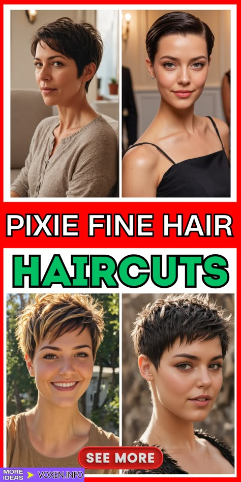 23 Stunning Long Bang Pixie Haircuts to Transform Your Look Pixie Hairstyle Women Fine Hair, Haircut For Very Fine Hair, Classic Pixie Haircut Fine Hair, Pixie Haircut Thinning Hair, Pixie Cut For Fine Hair Over 40, Short Pixie Hairstyles For Fine Hair, Short Haircuts For Fine Wavy Hair, Pixie Cuts For Thinning Hair, Choppy Pixie Cut Fine Hair