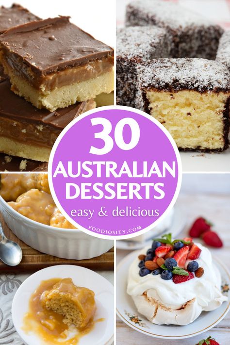 International Dessert Recipes Easy, Australian Dessert Recipes, Australia Desserts, International Dessert Recipes, Australian Cookies, Australia Recipes, Australian Recipes, Australian Desserts, Friendly Rivalry