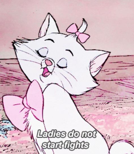 Marie Cat, Marie Aristocats, The Aristocats, Old Disney, Disney Aesthetic, Cartoon Cat, Disney Wallpaper, Disney Movies, Pink Aesthetic