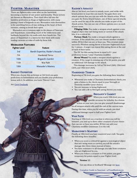 Subclasses 5e, Fighter Archetype, Martial Archetype, 5e Classes, Dnd Fighter, Dnd Enemies, Dnd Subclasses, Homebrew Classes, Dnd Things