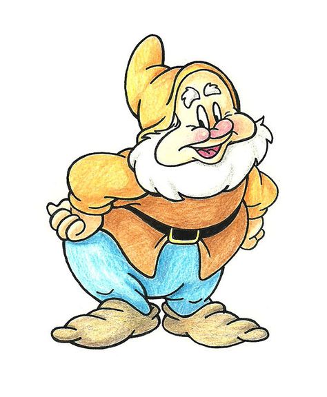 How to Draw Happy dwarf from Disney's Snow White: 8 Steps (with Pictures) Disney Doodles, Disney Character Drawings, Disney Drawings Sketches, Sette Nani, Clown Tattoo, 7 Dwarfs, Disney Cartoon Characters, Disney Art Drawings, Drawing Cartoon Characters