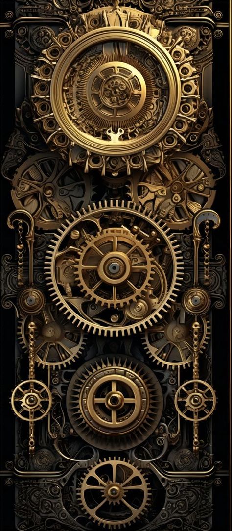 Steampunk Background Wallpapers, Steampunk Wallpaper Backgrounds, Cogs And Gears Aesthetic, Steampunk Aesthetic Wallpaper, Steam Punk Wallpaper, Steampunk Iphone Wallpaper, Steampunk Texture, Steampunk Mandala, Sunset Phone Wallpaper