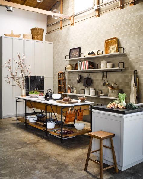 Get the Look of Gwyneth Paltrow’s Office | Architectural Digest Commercial Kitchen Design, Fireclay Tile, Farmhouse Kitchen Cabinets, Studio Kitchen, Kitchen Cabinets Makeover, Industrial Kitchen, Gwyneth Paltrow, Commercial Kitchen, Farmhouse Kitchen Decor