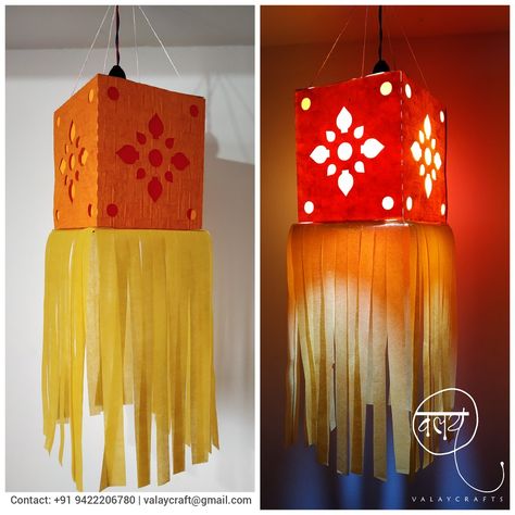 Diwali Lamps Handmade, Diy Diwali Lanterns, Art Classroom Rules, Akash Kandil, Diwali Look, Diwali Lamp, Diwali Decor Ideas, Diwali Lantern, Diya Decoration Ideas