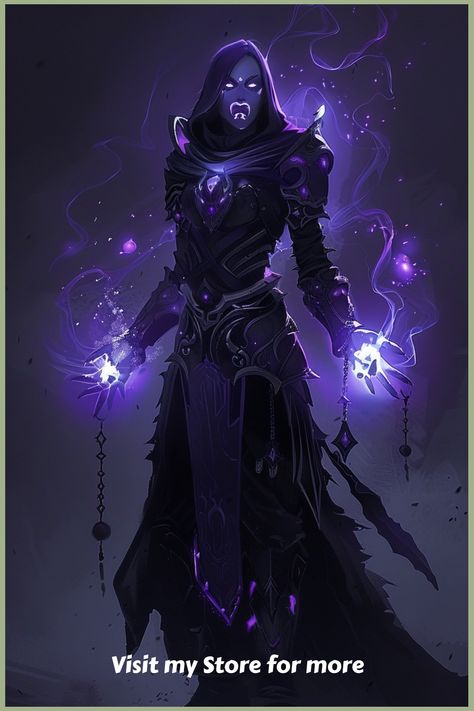 Shadow Priest Character - Dungeons and Dragons Character Art Priest Character, Shadow Priest, Dungeons And Dragons Characters, Dungeons And Dragons, Character Art, Art