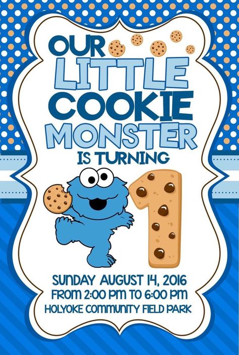 16 Cookie Monster invitation it comes with an white envelope free shipping -Name of birthday child -Date of party -Time of party -how old -Address of party -RSVP Name and Phone number (Optional) -4x6 inches Cookie Monster Birthday Invitations, Cookie Monster First Birthday Party, Cookie Monster Invitations, Cookie Monster 1st Birthday, Blue First Birthday, Monster Birthday Party Invitations, Baby Cookie Monster, Monster Party Invitations, Cookie Monster Birthday Party