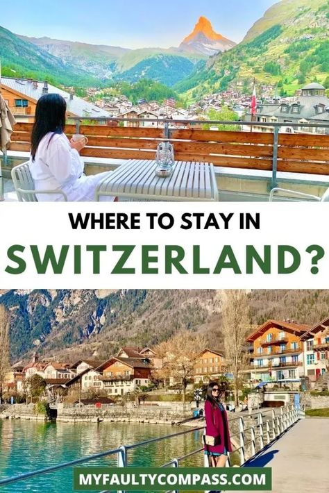 A local's guide to finding the best places to stay in Switzerland! Splurge or save? Read on for all the information you’ll need on the places to stay in Switzerland, guides to which cities to stay in, the choicest areas in those cities and hotel recommendations for each city. Travel to Switzerland | Where to stay in Switzerland | Hotels in Switzerland | Hostels in Switzerland | AirBnBs in Switzerland | Budget places to stay in Switzerland | Switzerland itinerary #MyFaultyCompass #Switzerland Switzerland Travel Itinerary, Hotels In Switzerland, Travel To Switzerland, Switzerland Travel Guide, Swiss Travel Pass, Switzerland Itinerary, Viewing Platform, Sick Girl, Switzerland Hotels