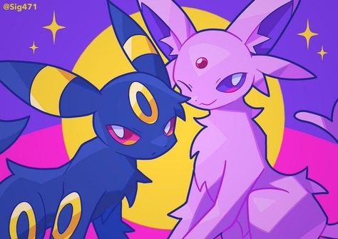 Umbreon And Espeon, Pokemon Umbreon, Pokemon Eevee Evolutions, Pokemon Eeveelutions, Cute Pokemon Pictures, Eevee Evolutions, Pokemon Eevee, Cute Pokemon Wallpaper, Pokemon Teams