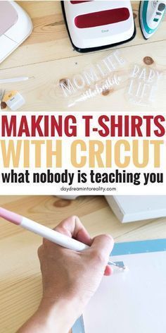 Today you will learn – from start to finish – how to make custom T-Shirts with your Cricut Maker or Explore. #cricut #cricutmade #cricutexplore #cricutmaker #cricutdesignspace #cricuttutorials #cricutprojects #freesvg Vinyle Cricut, Procreate Tips, Digital Word, Cricut Supplies, Cricut Explore Projects, Projets Cricut, Transfer Sheets, Maker Project, Diy Event