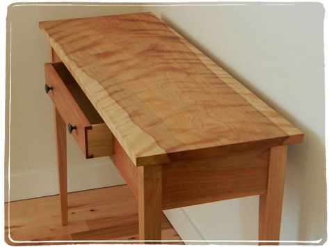 Shaker Hall Table Shaker Table, Wood Table Diy, Shaker Furniture, Console Table Hallway, Furniture Design Wooden, Wall Table, Hall Table, Entry Table, Wood Console