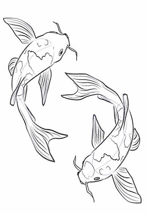 Fish Sketch, Koi Fish Drawing, Fish Drawing, Koi Art, Soyut Sanat Tabloları, Fish Drawings, Sketchbook Art, 판타지 아트, Book Art Drawings