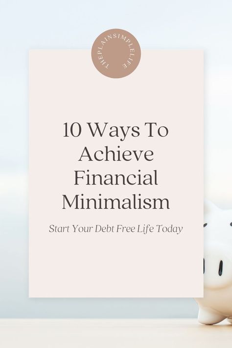 Learn how you can live life more simply and save money in the process! I'll show you simple ways that anyone can do. You won't believe how much happier your life will be when you make these changes for yourself. Live Simply, Minimalist Lifestyle, Minimalist Living, Financial Success, Simple Way, Live Life, Saving Money, Save Money, Place Card Holders