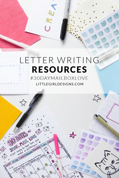 Letter Writing Resources for Writing Letters All Year Long | Jennie Moraitis Letter Writing Kit, Penpal Ideas, Snail Mail Letters, Snail Mail Pen Pals, Mail Art Envelopes, Sending Mail, Writing Retreat, Mail Ideas, Write A Letter