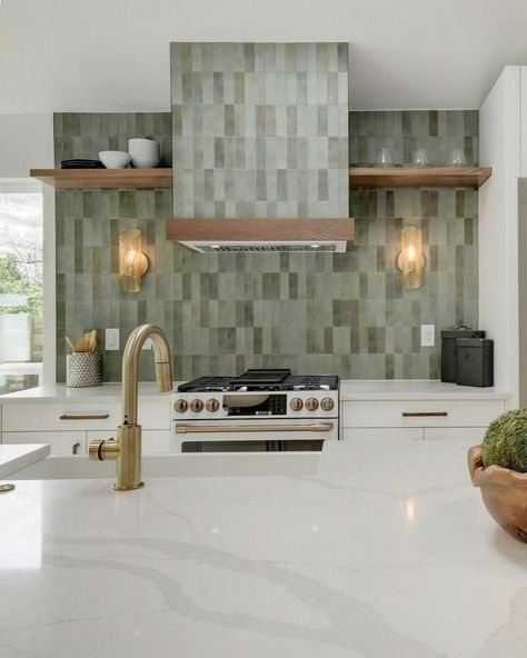 Bedrosians Tile (@bedrosianstile) • Instagram photos and videos Green Backsplash Kitchen, Green Wall Tile, Tile Combinations, Bedrosians Tile, Tile, Photo And Video, Instagram Photos, Instagram Photo, Quick Saves