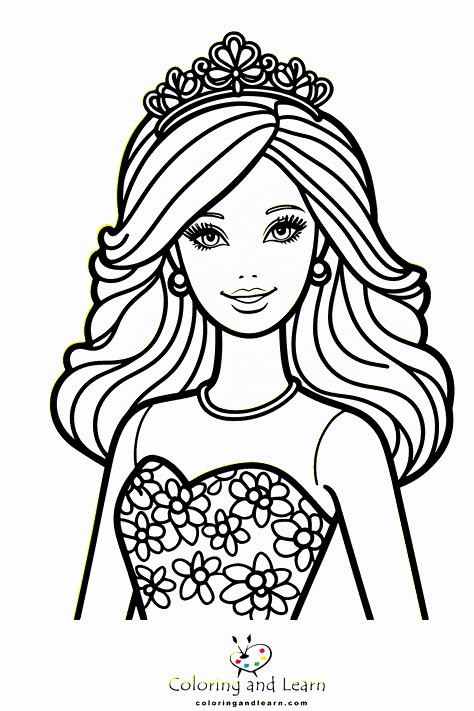 barbie coloring pages 7 Barbie And Ken Coloring Pages, Barbie Roleplay Ideas, Free Printable Barbie Coloring Pages, Barbie For Coloring, Barbie Activities Free Printable, Barbie Christmas Coloring Pages, Barbie Colouring Sheet, How To Draw Barbie, Barbie Colouring Pages