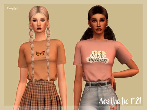 The Sims 4 Shirts, Ab Aesthetic, Sims 4 Shirts, Los Sims 4 Mods, 4 Aesthetic, Sims 4 Mm, Sims4 Clothes, Sims Four, Sims 4 Mods Clothes