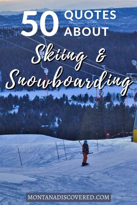 Looking for some quotes about snowboarding or skiing? From inspiring to funny to practical, this list has all the best ones - and they’ll make great skiing captions too! #skiing #snowboarding #quotes Snowboarding Quotes, Skiing Quotes, Skiing Humor, Sports Massage Therapy, Uk House, Some Quotes, Sun Quotes, Ski Mountain, Christmas Sentiments