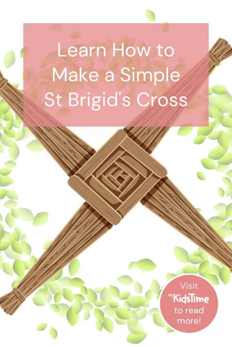 How To Make Brigid Cross, How To Make A Brigids Cross, Brigid Cross, Saint Costume, St Brigid Cross, Brigid's Cross, Make A Family Tree, 1st February, John Chrysostom