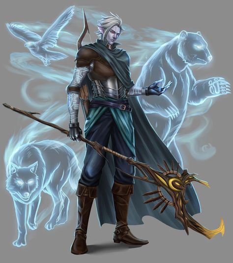 Sea Elf - Druid by HIIDRAstudio on DeviantArt Sea Elf, Dnd Druid, Dnd Elves, Elf Druid, Pathfinder Character, Heroic Fantasy, Art Commissions, Dungeons And Dragons Characters, Fantasy Images