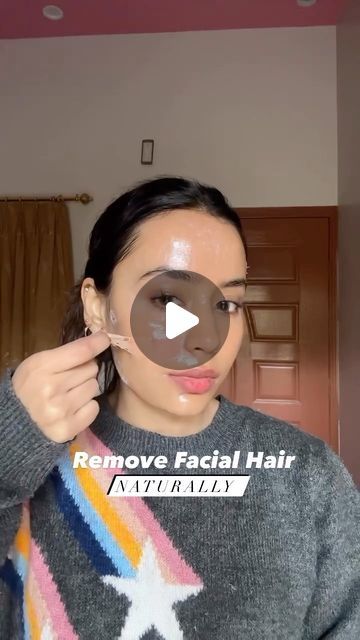 Eraj Zaidi on Instagram: "Remove Facial hair naturally ✨ NO MORE SHAVING ❌ - Not only does it effectively remove dead skin cells, but it also gets rid of unwanted facial hair, leaving your skin smooth and glowing. ✨ - INGREDIENTS:  Egg white Honey  . . . . . . . . . . . . . . . . . #diyskin #diymask #facialhair #exploremoreً  #homeremedies [diy skin care home remedies remove facial hair explore page glass skin viral reel diy mask ] #explorepageًًً #ᴇxᴘʟᴏʀᴇʀᴇᴇʟs #beautytipsandtricks #glassskin #clearskintips #glowyskingoals" Smooth Skin Remedies, Natural Facial Hair Removal, Diy Facial Hair Removal, Diy Makeup Remover, Egg For Hair, Skin Care Home Remedies, Face Hair Removal, Hair Removal Diy, Hair Maintenance Tips