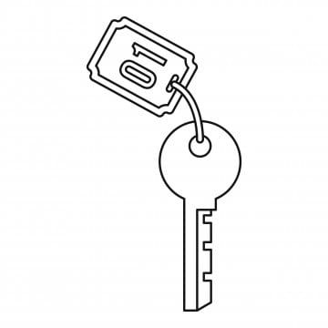 Room Outline, Key Outline, Chain Vector, Hotel Drawing, Key Drawing, Hotel Room Key, Key Drawings, Ring Vector, Travel Vector